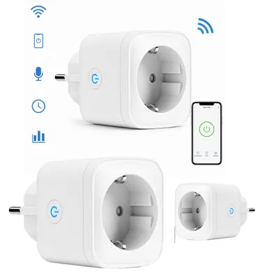 Zdjęcie produktu dla Inteligentne gniazdko 16A z WIFI zdalna obsługa telefonem nowoczesny dom