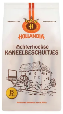 Immagine prodotto di Hollandia Achterhoekse Theebeschuit alla cannella, conf. da 15, 300 g - pane croccante alla cannella