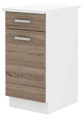 Produktbild von Küchen Unterschrank 40 cm für das Modell Dave 240 Eiche Sonoma Trüffel