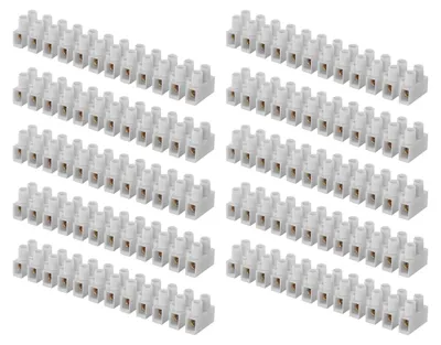 Svorkovnice 12x6,0 mm bílá, 10 ks