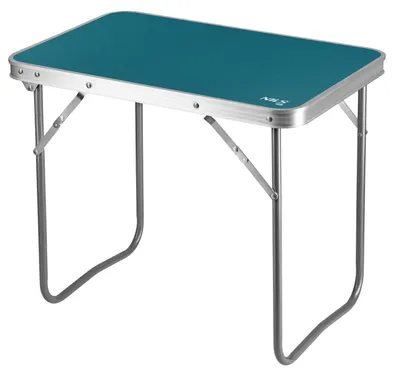 Image de Table de camping, 60 x 40 x 50 cm, bleue, portable