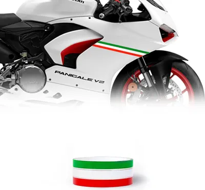 Immagine prodotto di Strisce Strisce adesive per moto tricolore Italia 3,5 cm x 2 mt