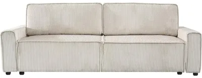 Immagine prodotto di Divano letto in velluto a coste "Montaigne" - 3 posti - Beige