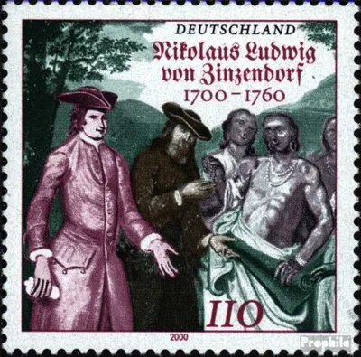 Produktbild von Briefmarken BRD (BR.Deutschland) 2000 Mi 2115 (kompl.Ausg.) FDC Graf von Zinzendorf
