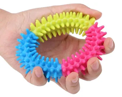 Produktbild von Welpen Beißring Hundespielzeug Aktivitätsspielzeug TPR Gummi Zahnpflege