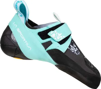 Immagine prodotto di Skwama Vegan Donna, Arrampicata, Donna, Scarpe, G00B16 Carbon/Turchese, 35.5 - La Sportiva