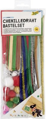 Produktbild von folia Chenilledraht Bastelset WINTER 199-teilig