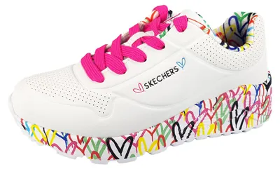 Imagen del producto de Zapatillas Skechers Lite-Lavey para niña, modelo sneaker, color blanco, para uso diario