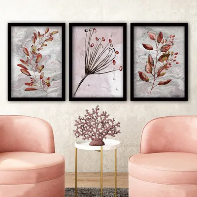 Obrázek produktu pro Wallity, 3SC67- LUL1411, Barevné, Výtisky na plátně, 35 x 45 cm, 100% MDF (tloušťka: 2 cm)