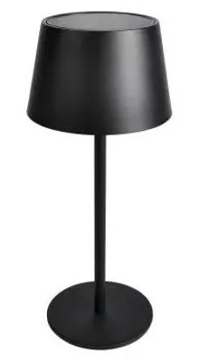Produktbild von CASAYA LED-Tischleuchte Soelu, ØxH 13 x 30,5 cm, warmweiß, 280 lm, dimmbar, schwarz, 997301