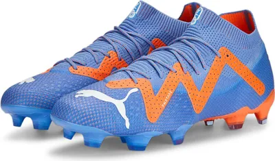 Produktbild von PUMA Future Ultimate FG/AG Fußballschuhe 01 - blue glimmer/puma white/ultra orange 41