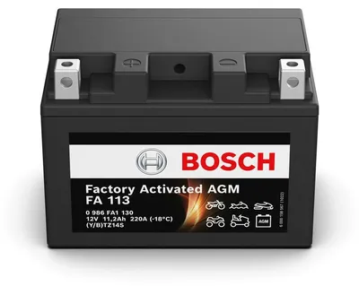 Immagine prodotto di Batteria di avviamento BOSCH 12 V, 11,2 Ah, 220 A/EN per moto