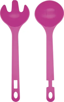 Produktbild von Salatbesteck 2-tlg. Besteck Salatlöffel Salatgabel 28cm Kunststoff Besteck Zange