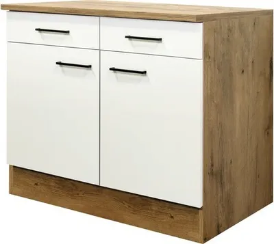 Obrázok produktu pre Kuchynská skrinka dolná s dvierkami Flex Well Vintea šírka 100 cm magnólie matná