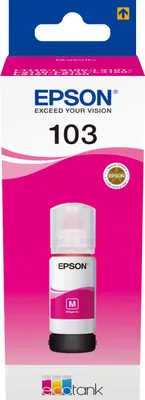 Produktbild von Original Epson 103 Tintenpatrone magenta, C 13 T 00S34A, 4.500 Seiten, Inhalt: 70 ml