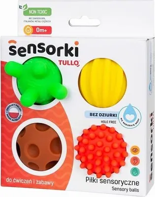 Produktbild von TULLO 495 Sensorikbälle 4 Stück ohne Loch