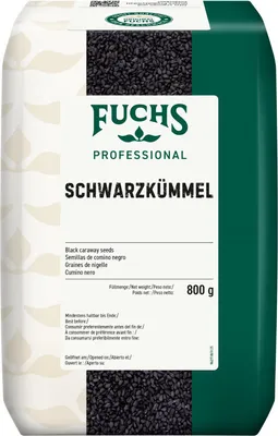 Produktbild von Fuchs Professional Schwarzkümmel ganz herzhafter Geschmack Packung 800g