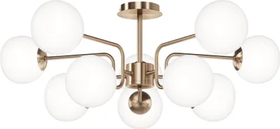 Produktbild von Maytoni Pendelleuchte Erich Gold, 10xE14, exkl. Leuchtmittel