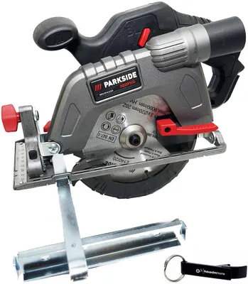 Produktbild von Zestaw HEADNMORE® - akumulatorowa przenośna pilarka tarczowa PARKSIDE PERFORMANCE® 12V PHKSAP 12 + brelok HEADNMORE® (bez akumulatora)