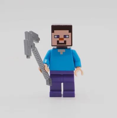 Produktbild von LEGO Minecraft: Steve Minifigure with Pickaxe