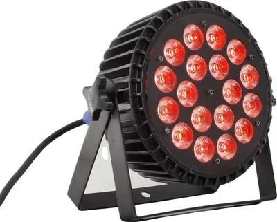 Produktbild von LED Bühnenbeleuchtung, 18x12W RGBW, 4/8 DMX Kanäle, 12W RGBW