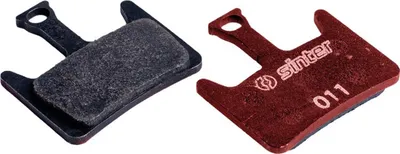 Image de Plaquettes de frein à disque Sinter 011 Hayes organique, MTB standard, rouge, 25 pièces