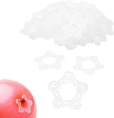 Image de Supports à ballons en plastique pour les anniversaires, les fêtes de famille et les mariages