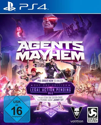 Produktbild von Deep Silver Agents of Mayhem - Day One Edition, PlayStation 4, M (Reif), Physische Medien