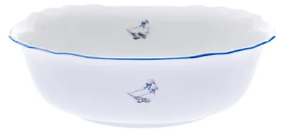 Obrázok produktu pre Český porcelán, a.s., Dubí Šalátová misa štvorcová, 26 cm, husy, Český porcelán