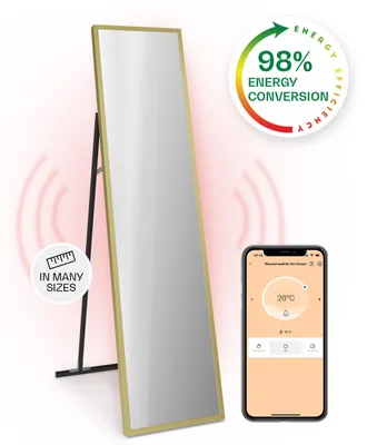 Zdjęcie produktu dla KlarsteinLa Palma 900 Smart, panel grzewczy na podczerwień 2 w 1, grzejnik, 40 x 160 cm, 900 W, lustrzany front