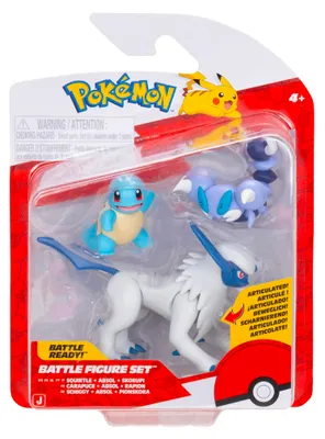 Image de Coffret de figurines de combat Pokémon : Carapuce, Skorupi et Absol
