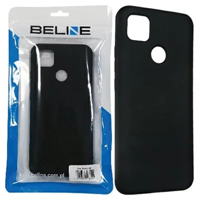 Productafbeelding van Siliconen Hoesje Beline Voor Xiaomi Redmi 9C, Zwart/Zwart