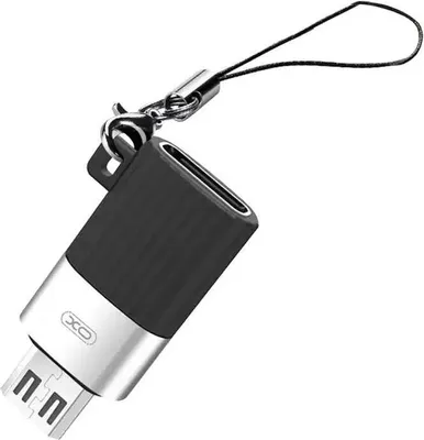Obrázok produktu pre Adaptér XO NB149-C, USB-C na Micro USB, čierny