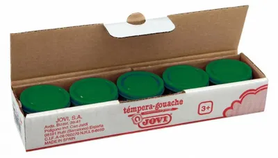 Produktbild von Schulmaler-Set 5 Flaschen 35 ml - dunkelgrün jovi 50319