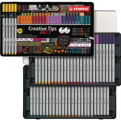 Obrázok produktu pre STABILO Creative tips ARTY, 50 kusov, Viacfarebný