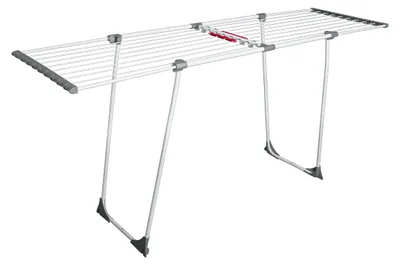 Produktbild von Wäschetrockner ausziehbar 20 m Trockenfläche mit Rollen & Sockenhalter 15 kg
