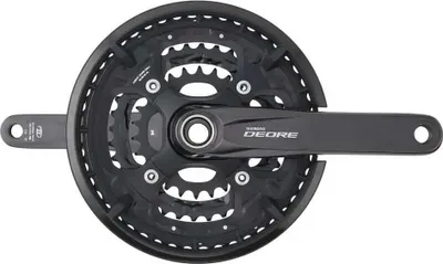 Produktbild von Shimano Deore FC-T6010, Fahrrad-Kurbelwellen-Set, Schwarz
