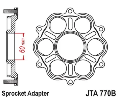Obrázok produktu pre Nosný reťazový kolieskový nosič Ducati A JTA770B