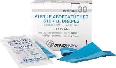 Produktbild von Abdecktücher, 2-lagig, 75 x 90cm : Pack: 30 Stück | Packung (30 Stück)