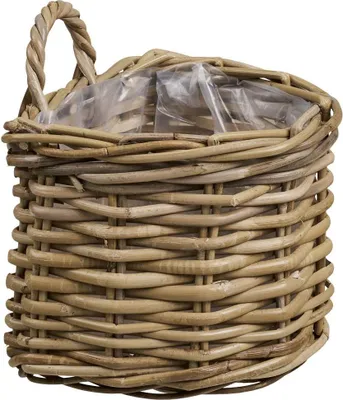 Zdjęcie produktu dla House Nordic Keli, Naturalny, Rotang, Kosz, Monochromatyczny, Wewnętrz i na wolnym powietrzu, Inne