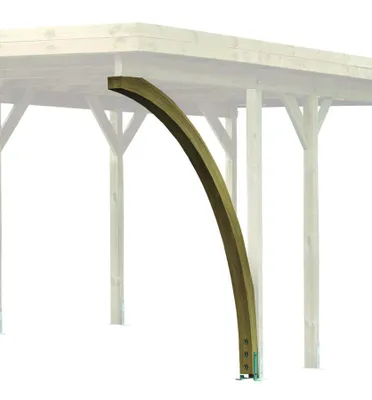 Produktbild von Karibu Einfahrtsbogen für Eco Einzel- und Doppelcarports