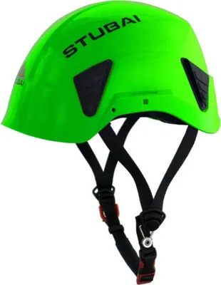 Image de STUBAI Casque de protection industriel PETASUS | Vert, 560 g | Casque de protection de la tête EN 397 pour la protection de la tête contre les chocs et les blessures à la tête dans l'industrie du bâtiment, la sylviculture, les usines