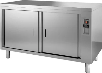 Obrázek produktu pro Ohřívací skříň Combisteel se 2 výklopnými dveřmi, nerezový nástavec, 1000x700x850 mm