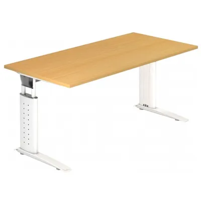 Immagine prodotto di UNDA 16 W - 160 x 80 regolabile in altezza faggio/bianco