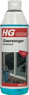Produktbild von HG Glasreiniger Konzentrat 500ml - Absolut schlierenfrei (1er Pack)
