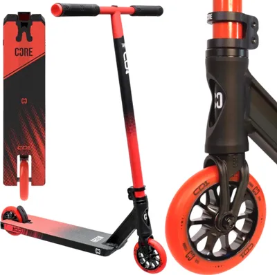 Produktbild von CORE CD1 Stunt Scooter Park 78cm Schwarz/Rot