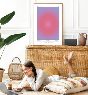 Produktbild von Poster Aura Engelszahlen 888, groesse_poster:50x70 cm, groesse_rahmen:schwarz 50x70 cm