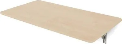 Produktbild von Homeoffice-Klapptisch BxTxH 115x33cm Platte Melamin buche.