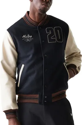 Produktbild von New Era Varsity College Jacke - BRAND PATCHES - XL