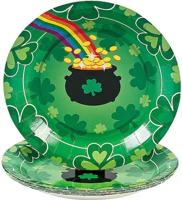Produktbild von St. Patricks Day Pappteller Klein